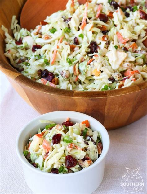 This brussels sprout coleslaw was inspired by a leftovers suggestion in this month's delicious magazine. Cranberry Pecan Slaw - A Southern Soul | Slaw recipes ...