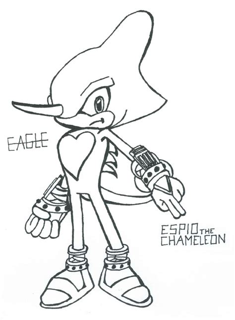 Sonic coloring pages will appeal to all lovers of the blue hedgehog. Espio The Chameleon by UKEagleclaw on DeviantArt