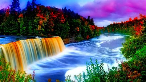 Free Download Rainbow Waterfall Computer Wallpapers