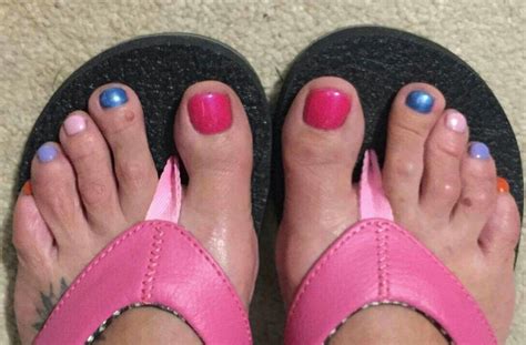 Fun Summer Pedicure 🌞 Pedicure Flip Flops Sandals Nails Summer Fun Shoes Women Fashion