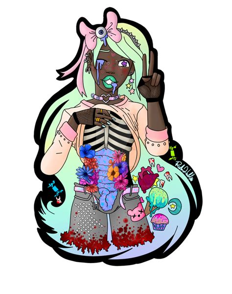 Candy Gore Girl By Doodle Me Dead On Deviantart