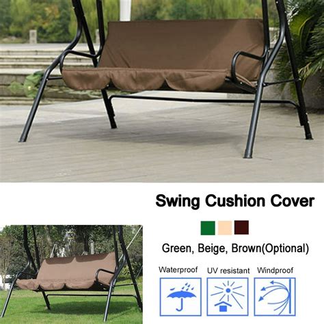 Brrnoo Outdoorpatio Swing Cushion Cover Swing Seat Cover Replacement