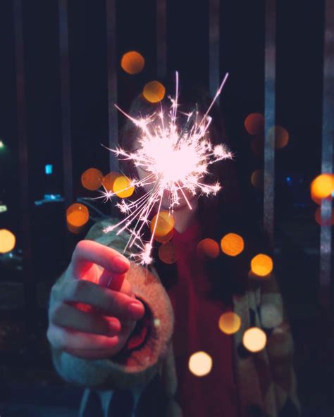 Sparkler In Hand Just Like Life Controlled By Yourself Short But