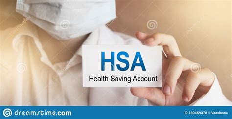 Prudential's pruactive saver ii is a participating endowment policy that will payout a lump sum when your policy matures. Doctor Holding A Card With Text HSA Health Saving Account ...