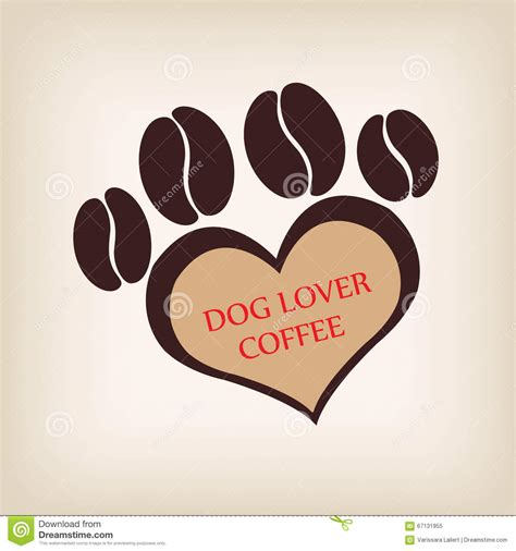 Paw Dog Logo Coffee Shop Vector Stock Vector Illustration Of Pattern