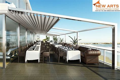 New Arts Aluminum Retractable Sliding Roof At Rs 1251square Feet In