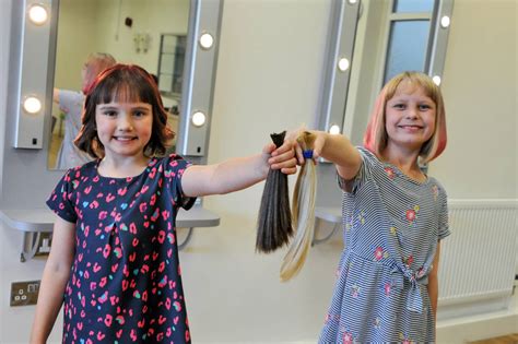 Young Girls Donate Their Hair To Charity Mansfield Ashfield