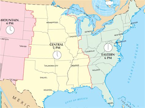 Et Time Zone Map Weather Us Map