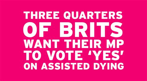 Three Quarters Of Brits Want Their Mp To Vote ‘yes On Assisted Dying