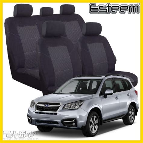 Subaru Forester Seat Covers S4 Esteem Black Fabric All Car Stuff