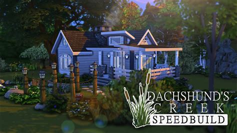 Dachshunds Creek Sims 4 Speedbuild Cc Youtube