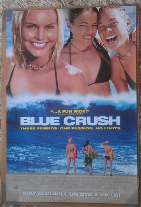 Blue Crush Dvd Movie Poster 1 Sided Original 27x40 Kate Bosworth Ebay