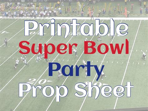 Love My Messy Messy Mess Printable Super Bowl Party Prop