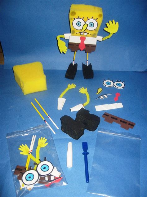 Make Your Own Spongebob Kit Crafts Birthday Parties Make It Yourself