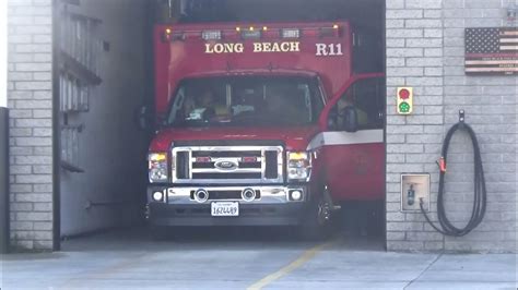 Lbfd Engine 11 Rescue 11 Responding Youtube