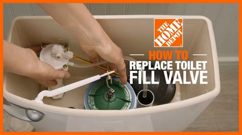 How To Replace A Toilet Fill Valve Toilet Repair The Home Depot