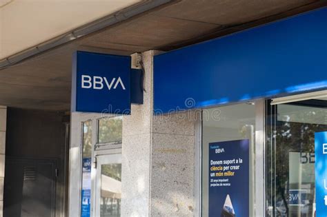 Barcelona Spain 5 November 2021 Banco Bilbao Vizcaya Argentaria
