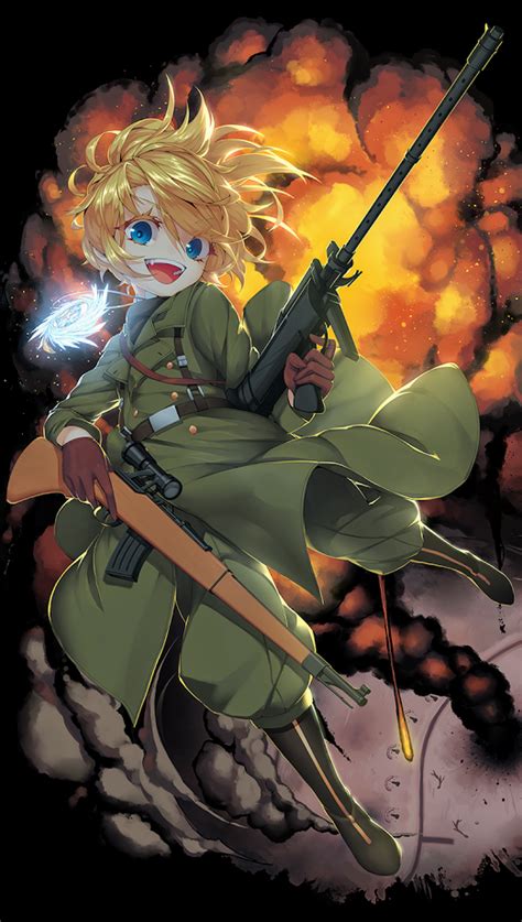 Gg Youjo Senki Tanya Von Degurechaff Anime Fofura Cosplays