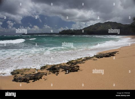 Sun-drenched beaches of Kauai Stock Photo - Alamy