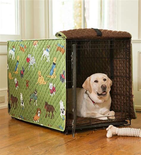 Dog crates come in all shapes and size so a tutorial wouldn't do much good but maybe the visuals will inspire you to make your own. dog crate ideas large #dogcrateideaslarge | Dog crate ...
