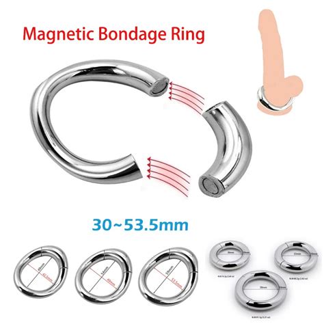 stainless steel penis bondage lock cock ring heavy duty male metal ball scrotum stretcher delay