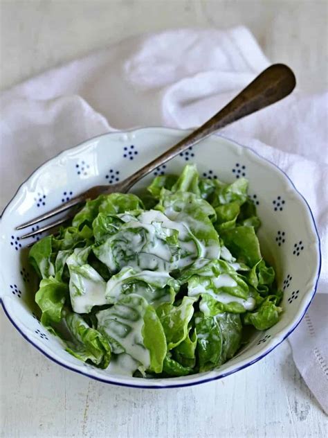 Lettuce Salad With Buttermilk Dressing Recipe Cook Like Czechs