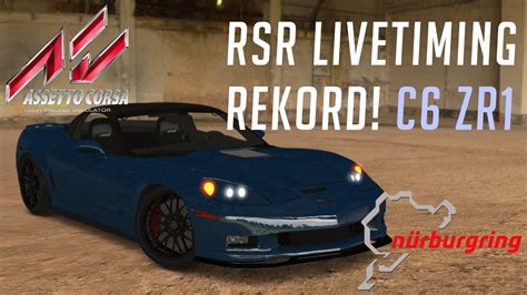 Rsr World Record Corvette C Zr N Rburgring Tourist Assetto Corsa