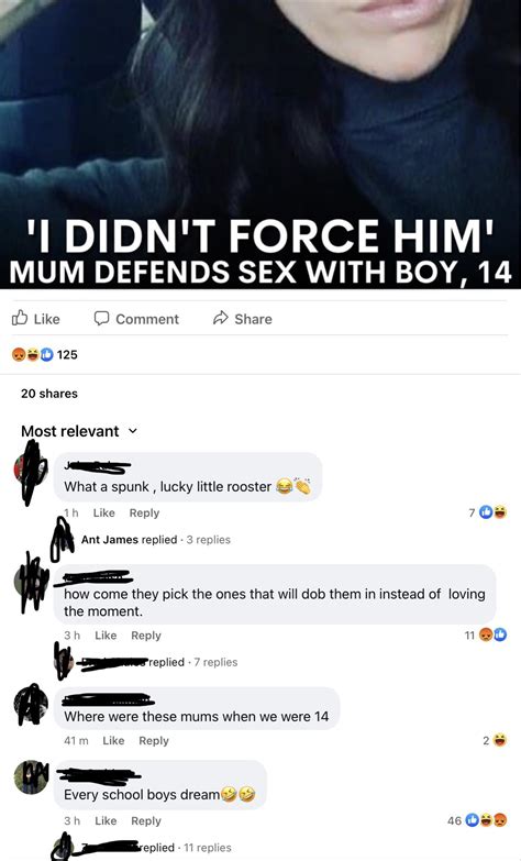 These Comments On A News Story About A Woman Who Had Sex With A 14 Year