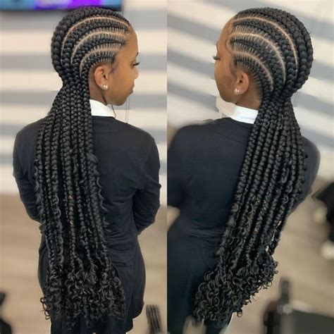 Skinny braids with purple ends source. 2020 Braided Hairstyles That Can Inspire Your Next Hairdo ...