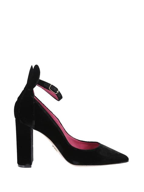 Facebook gives people the power to share. Oscar Tiye Black Minnie 100 Suede Pumps | ModeSens | Suede ...