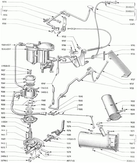 14: fuel system RHD 8 & 10hp | Small Ford Spares