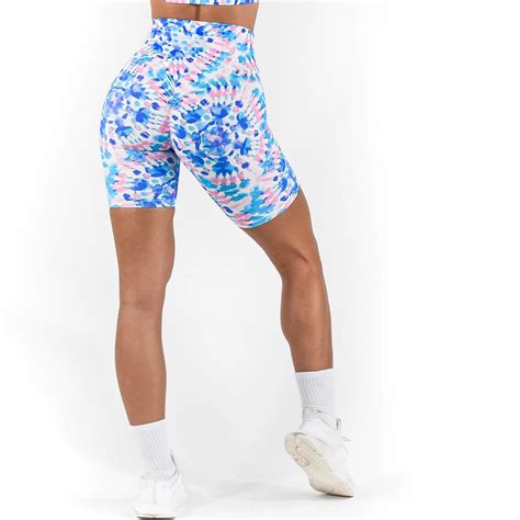 Custom Print Scrunch Butt Yoga Shorts Women Compression Gym Wear Dry