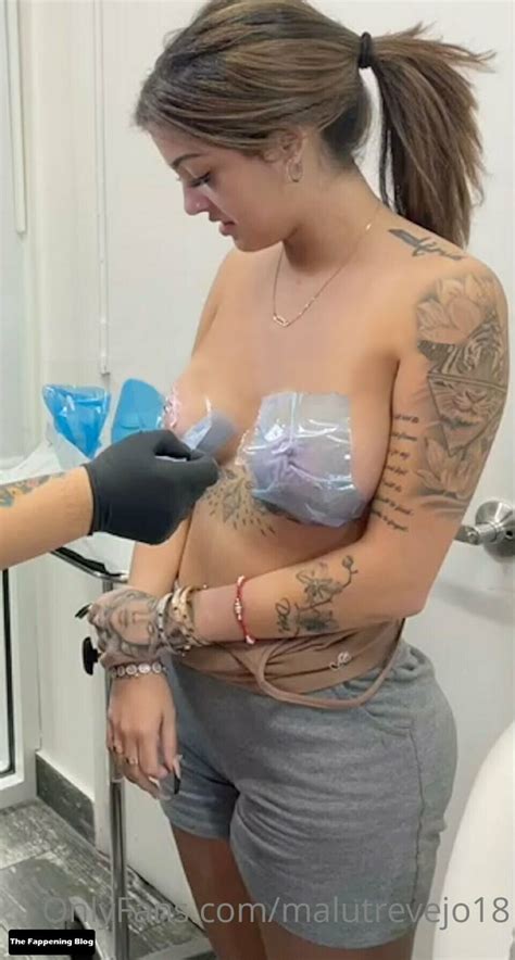 Malu Trevejo Displays Her Nude Tits Pierced Nipples 4 OnlyFans