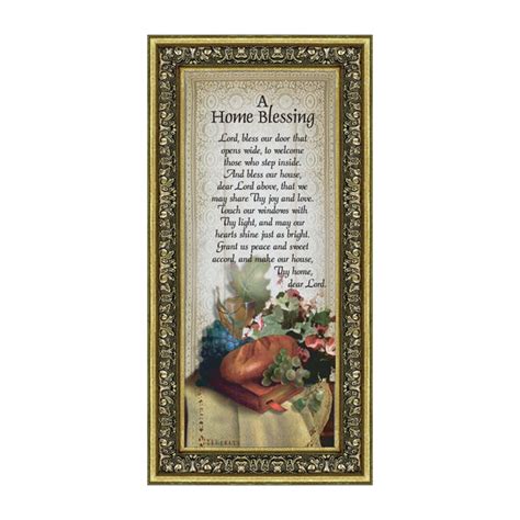 A Home Blessing Framed Poem For New Home Owners God Bless This Home D