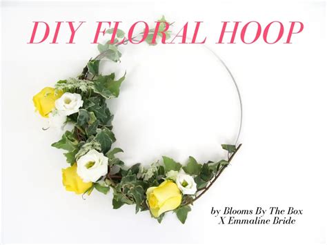 Diy Floral Hoop Tutorial Make Your Own Floral Decor For Boho Weddings