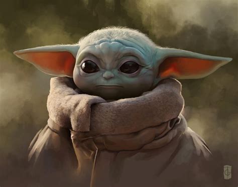 Baby Yoda By Thegameworld On Deviantart Star Wars Artwork Yoda