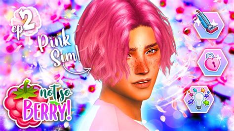 Not So Berry Challenge 💖 Pink 2 The Sims 4 Youtube