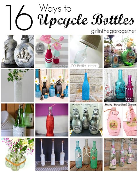 16 Ways To Upcycle Bottles