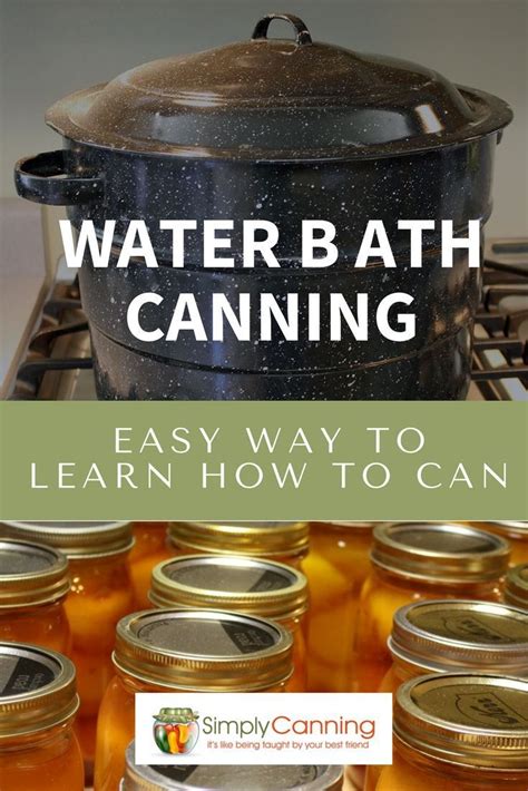 Water bath canning is where most newbies begin on their food