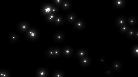 Glowing Twinkle Star Moving In Sky Stars Moving On Space Animation Of