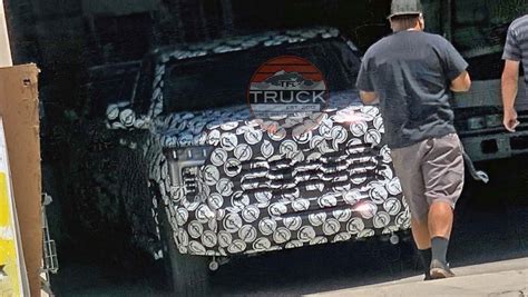 Spied Is This The New 2023 Toyota Tacoma Prototype Or Another Tundra
