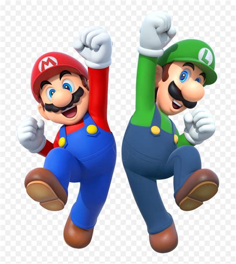 Mario And Luigi Jumping Clipart Super Mario And Luigi Png Mario Jumping Png Free Transparent