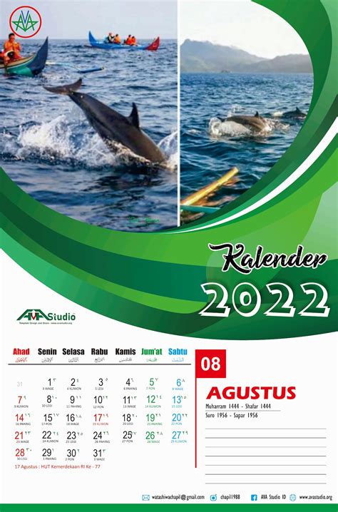 Kalender Dinding Tahun 2022 Pdf Cdr  Png Lengkap Dengan