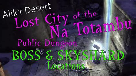 Alik R Desert Lost City Of The Na Totambu PD BOSS SKYSHARD Location