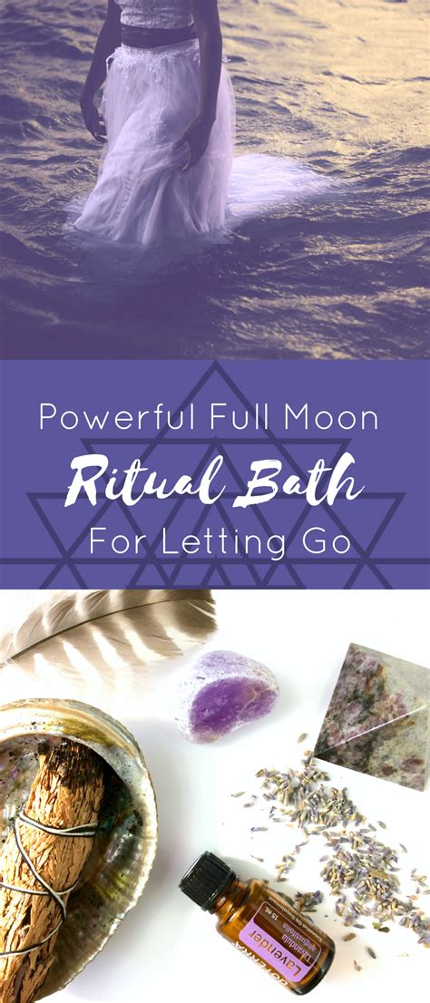 The light the full moon illuminates those things that are interfering with our spiritual advancements. Powerful Full Moon Ritual Bath For Letting Go | Full moon ritual, Ritual bath, New moon rituals