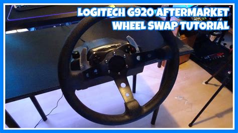 Logitech G920 Aftermarket Wheel Swap Tutorial Youtube