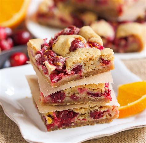 Guilt Free Cranberry Orange Bars Recipe Desserts With Benefits Blog