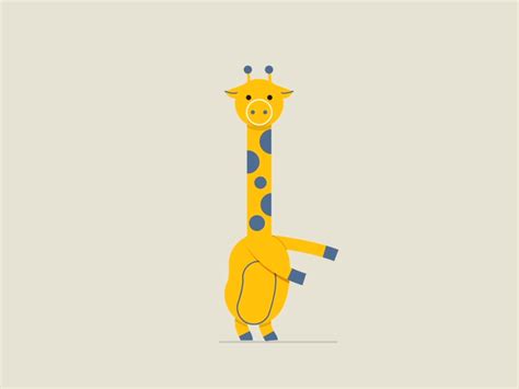 Tren Gaya Giraffe Clip Art Animated Gif