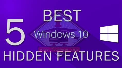5 Cool Windows 10 Hidden Features You Should Know 2017 Youtube