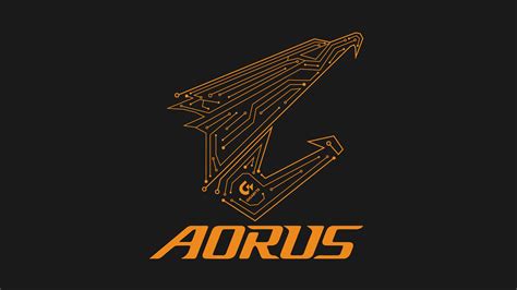 Aorus Logo Background Gigabyte 4k Hd Wallpaper